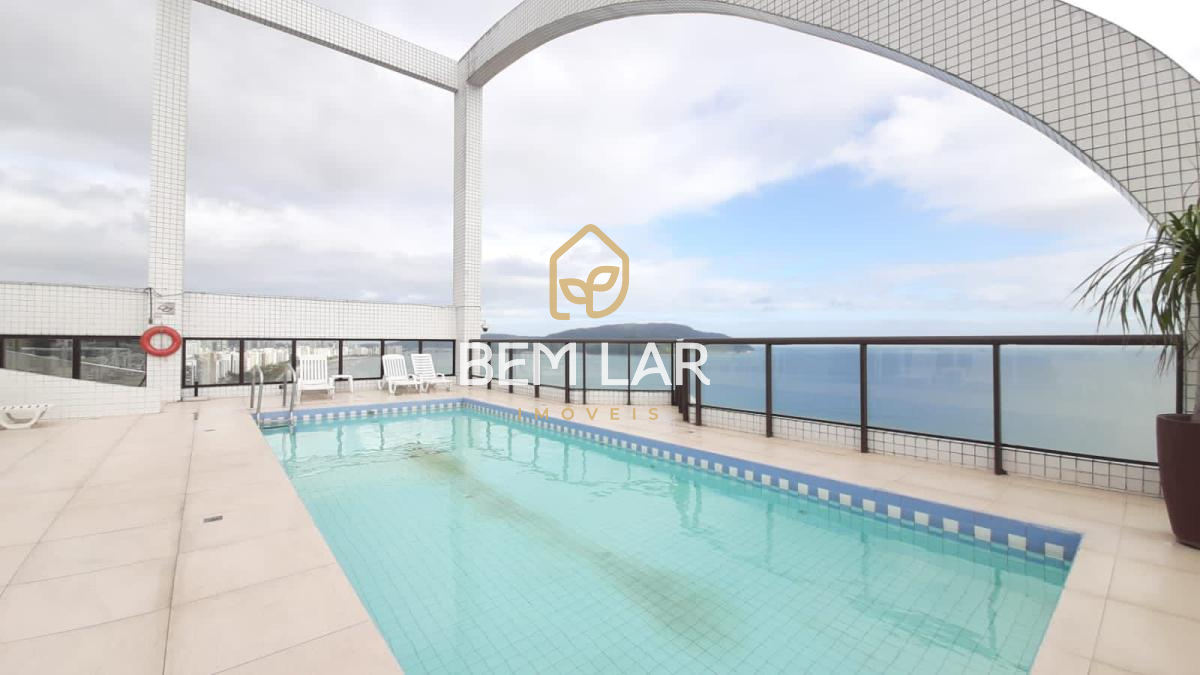 Apartamento à venda com 1 quarto - Boqueirão,Santos