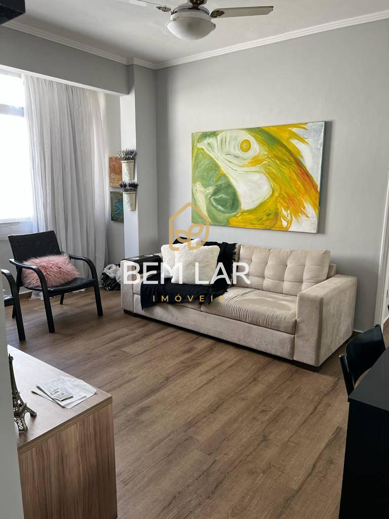 Apartamento à venda com 1 quarto - José Menino,Santos