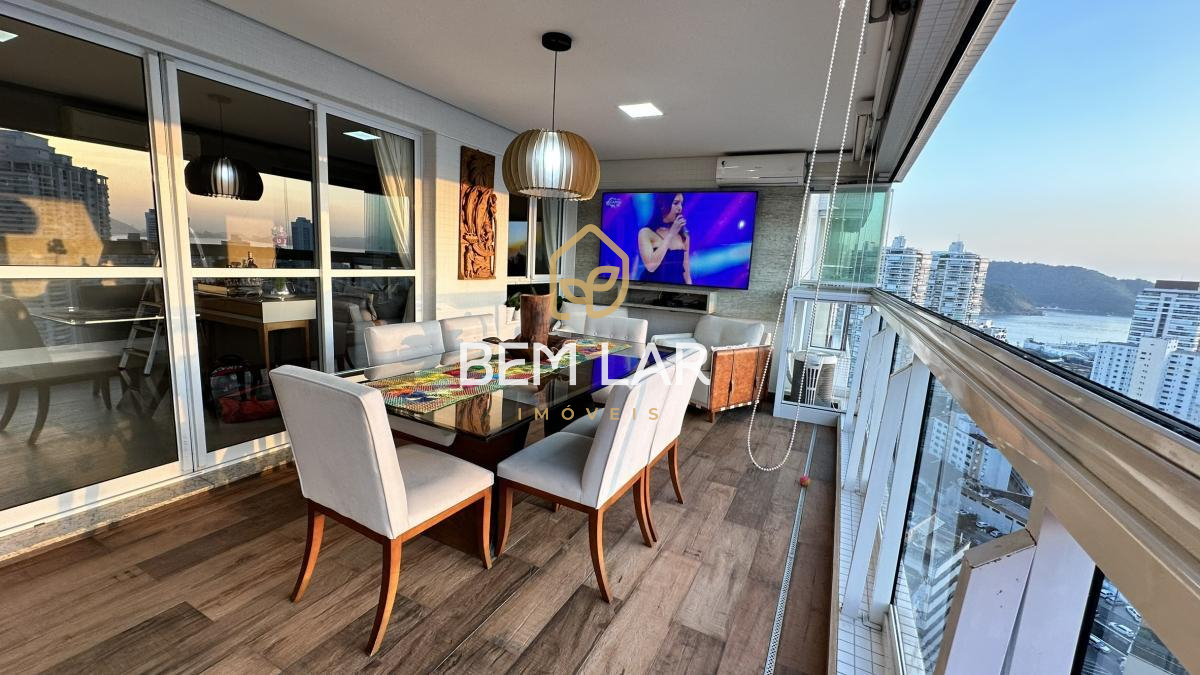 Apartamento à venda com 3 quartos - Ponta da Praia,Santos