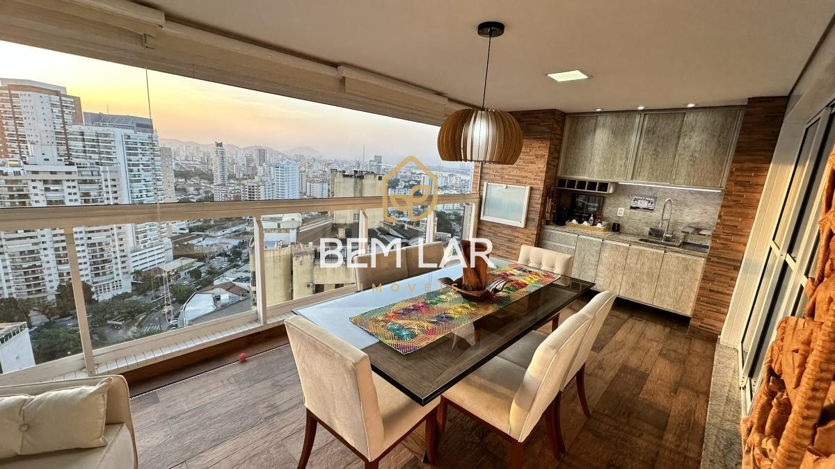  - Excelente Apartamento de 3 Dormitórios com Lazer Completo - Ponta da Praia, Santos-SP