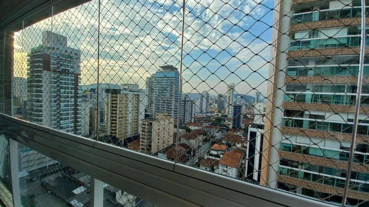Apartamento à venda com 3 quartos, 123m² - Gonzaga,Santos